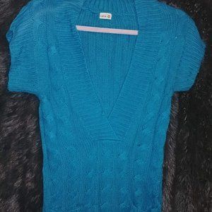 2 for $25 Catch 22 Teal Long VNeck Knit Sweater
